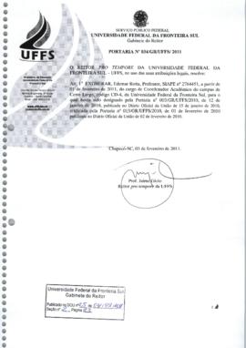 Portaria 034-GR-2011