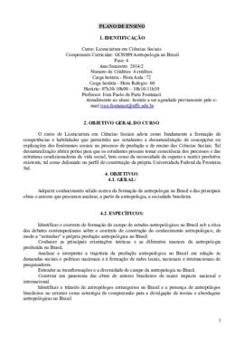 Antropologia no Brasil