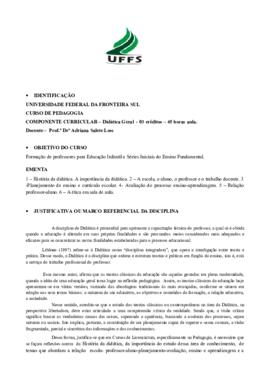 Didática Geral