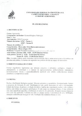 Geomorfologia e Pedologia