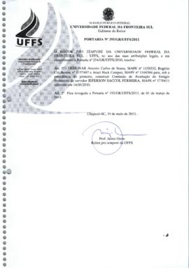 Portaria 395-GR-2011