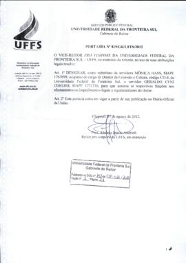 Portaria 819-GR-2012