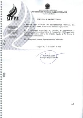 Portaria 640-GR-2011