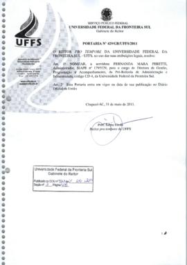 Portaria 429-GR-2011
