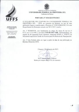 Portaria 034-GR-2013