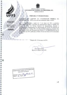 Portaria 270-GR-2011
