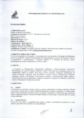 Planejamento Ambiental