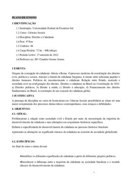 Direitos e Cidadania