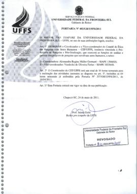 Portaria 402-GR-2011