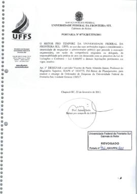 Portaria 077-GR-2011