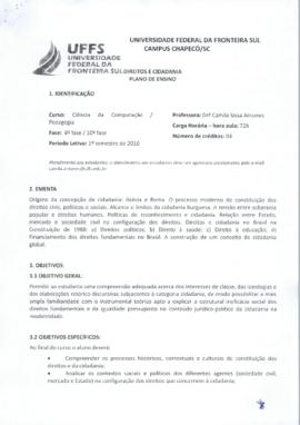 Direitos e Cidadania