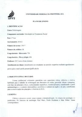 Introdução ao Pensamento Social