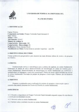 Estágio Curricular Supervisionado II