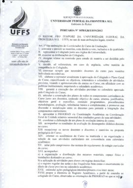 Portaria 1058-GR-2012