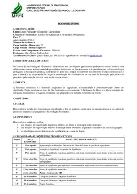 Estudos da Significação I