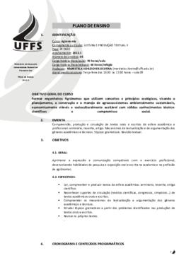 Leitura e Produção Textual II