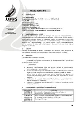 Espiritualidade e Liderança