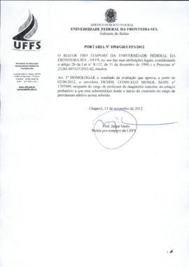 Portaria 1094-GR-2012