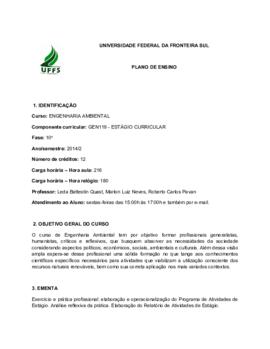 Estágio Curricular