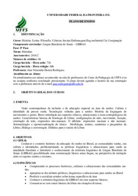 Língua Brasileira de Sinais