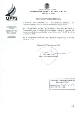 Portaria 202-GR-2012