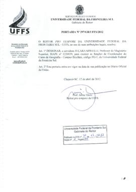 Portaria 297-GR-2012