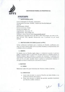 História da Filosofia Medieval