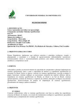 Sistemas Agroflorestais