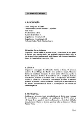 Direitos e Cidadania