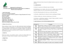 Estudos Avançados em Língua Espanhola II