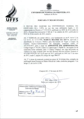 Portaria 502-GR-2012