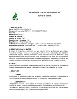 Estágio Curricular