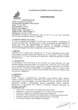Matemática B