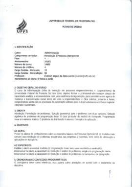 Introdução à Pesquisa Operacional