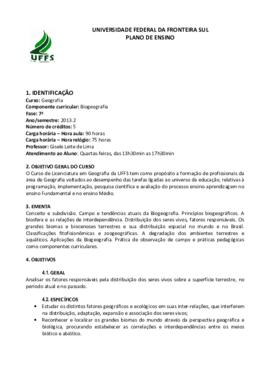 Biogeografia
