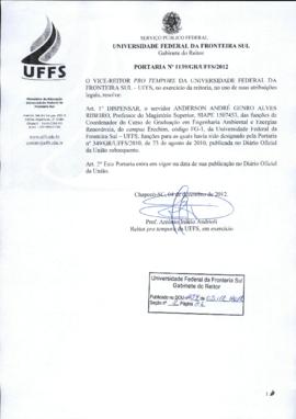Portaria 1139-GR-2012