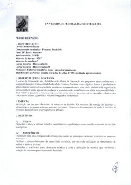 Processo Decisório