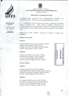 Portaria 1056-GR-2012