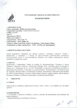 Agroclimatologia