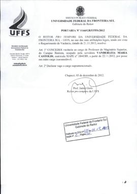 Portaria 1144-GR-2012