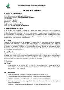Engenharia de Software I