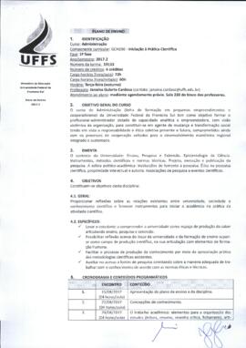 Iniciação à Prática Científica