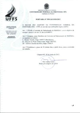 Portaria 595-GR-2012