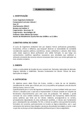 Cálculo I