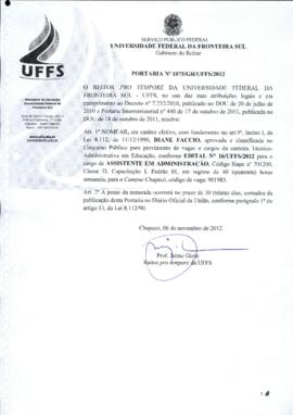Portaria 1075-GR-2012