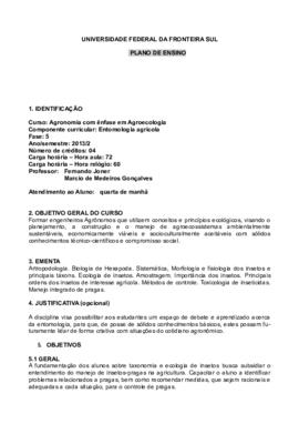 Entomologia Agrícola
