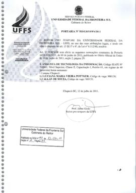 Portaria 503-GR-2011
