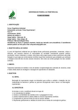 Física Experimental I