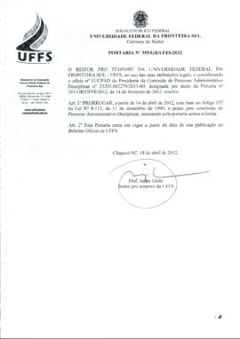Portaria 355-GR-2012