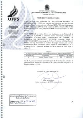 Portaria 021-GR-2011